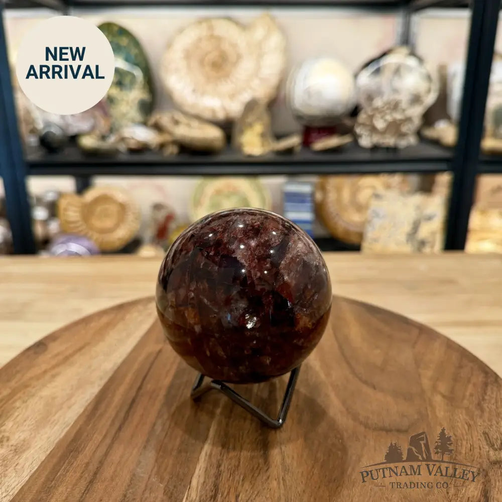Reserve Red Fire Quartz Sphere 3.35’’ - Sphere