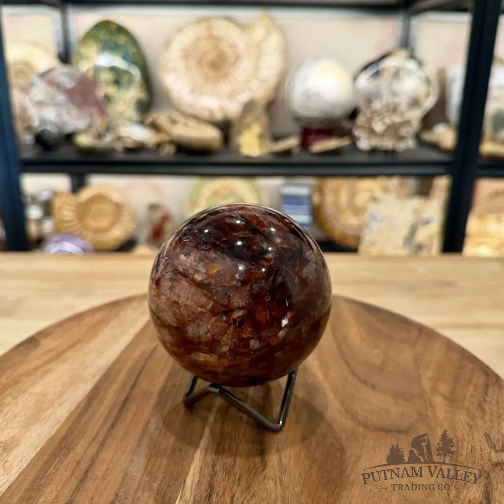 Reserve Red Fire Quartz Sphere 3.35’’ - Sphere