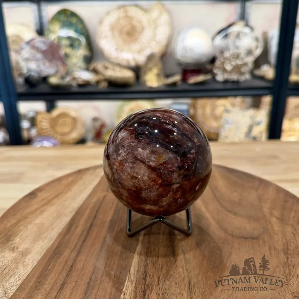 Reserve Red Fire Quartz Sphere 3.35’’ - Sphere