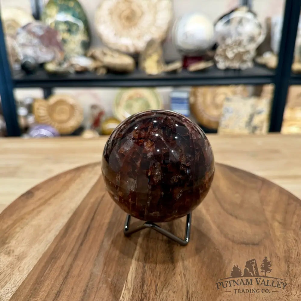 Reserve Red Fire Quartz Sphere 3.35’’ - Sphere