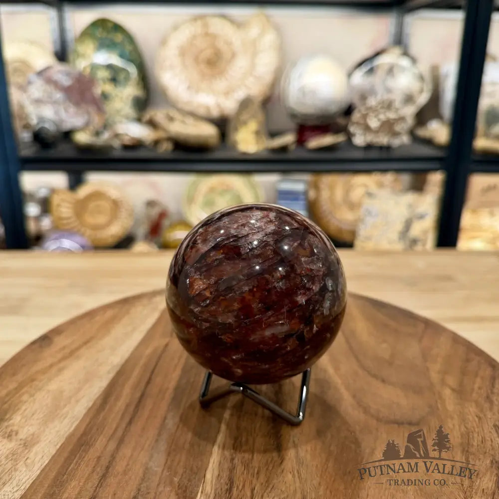 Reserve Red Fire Quartz Sphere 3.35’’ - Sphere