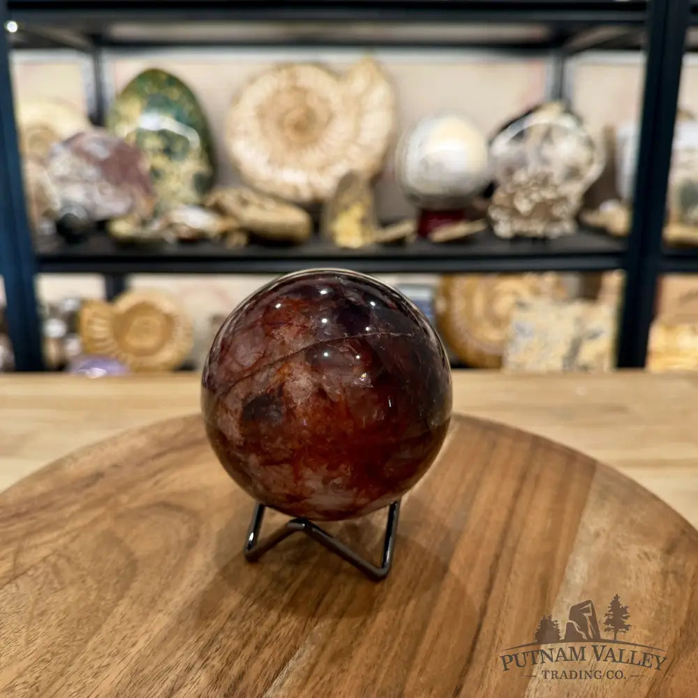 Reserve Red Fire Quartz Sphere 3.42’’ - Sphere