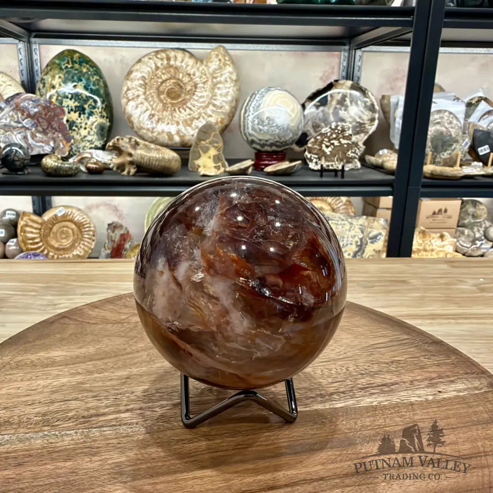 Reserve Red Fire Quartz Sphere 3.64’’ - Sphere