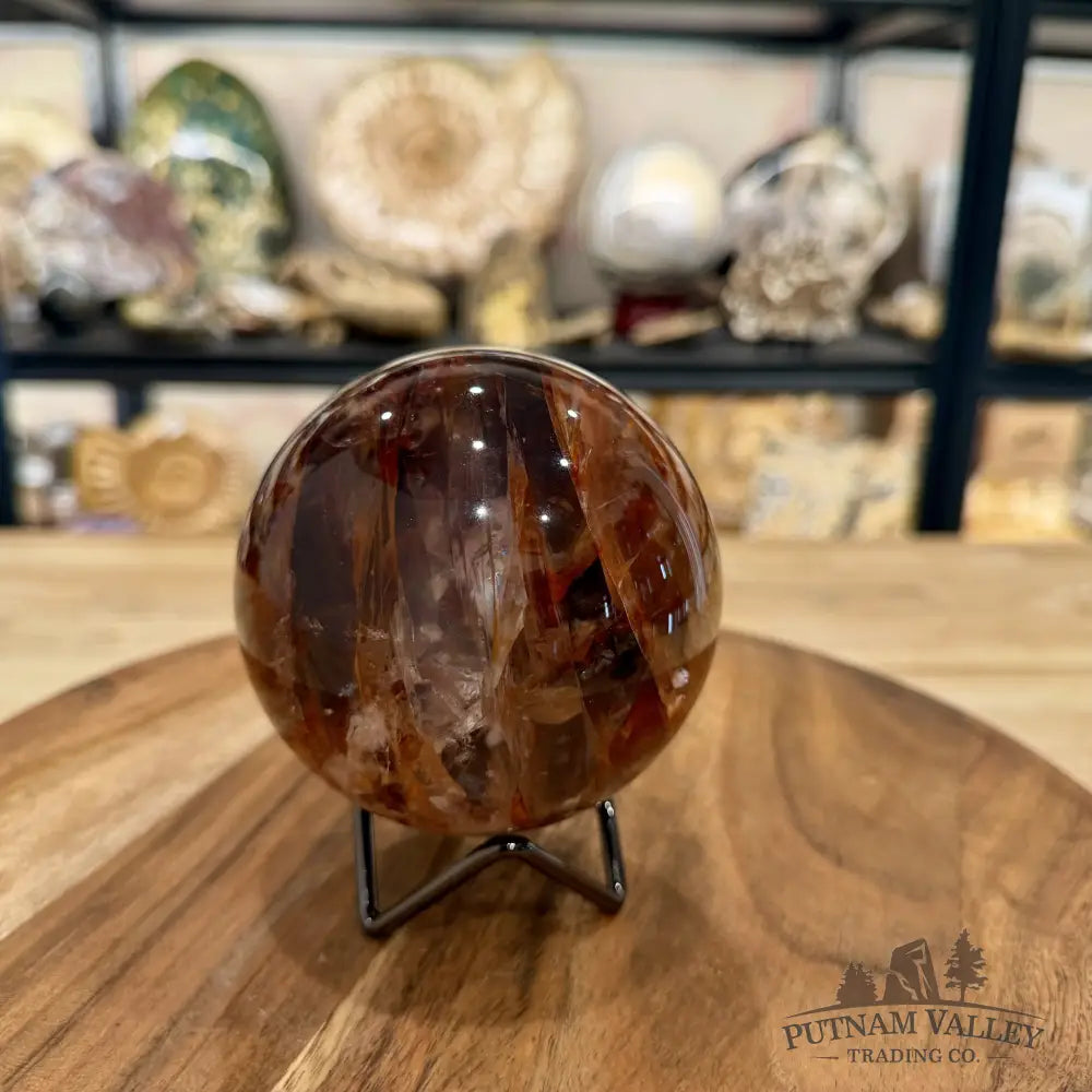 Reserve Red Fire Quartz Sphere 3.64’’ - Sphere