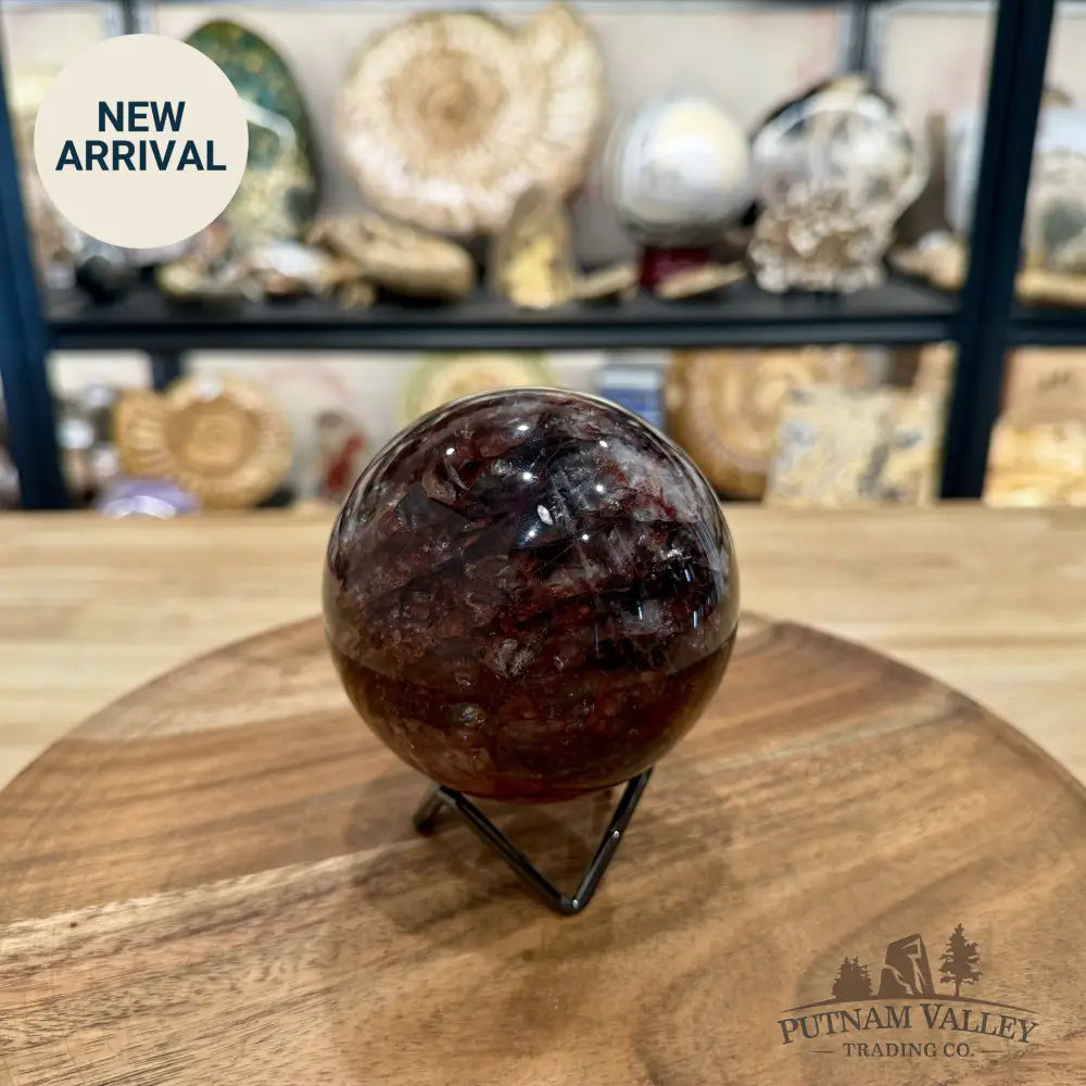 Reserve Red Fire Quartz Sphere 3.64’’ - Sphere