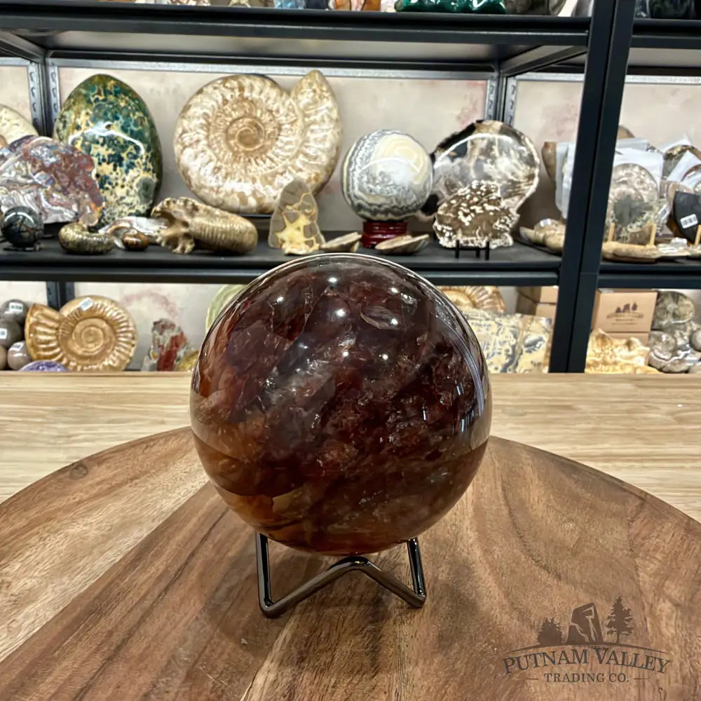 Reserve Red Fire Quartz Sphere 3.64’’ - Sphere