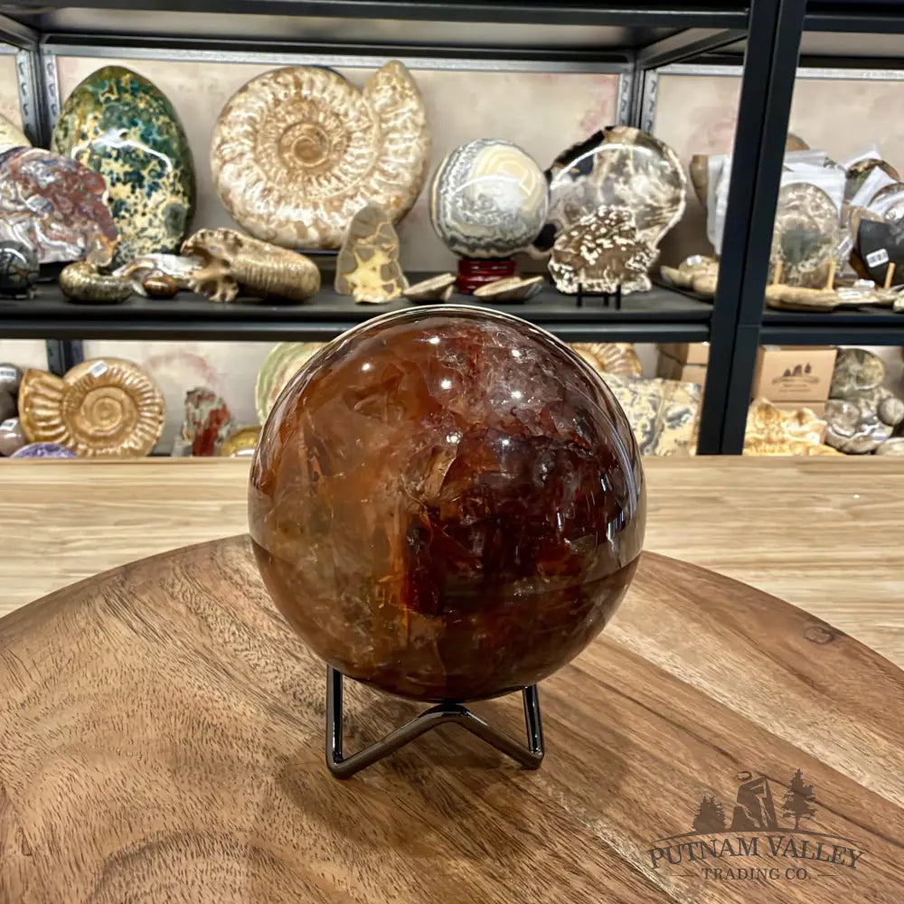 Reserve Red Fire Quartz Sphere 3.64’’ - Sphere