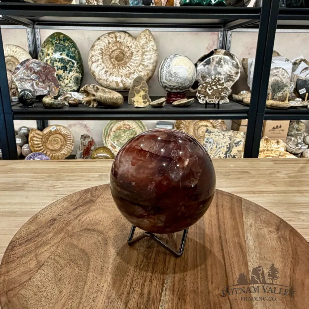 Reserve Red Fire Quartz Sphere 3.69’’ - Sphere