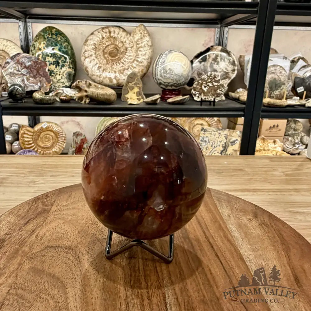 Reserve Red Fire Quartz Sphere 3.69’’ - Sphere