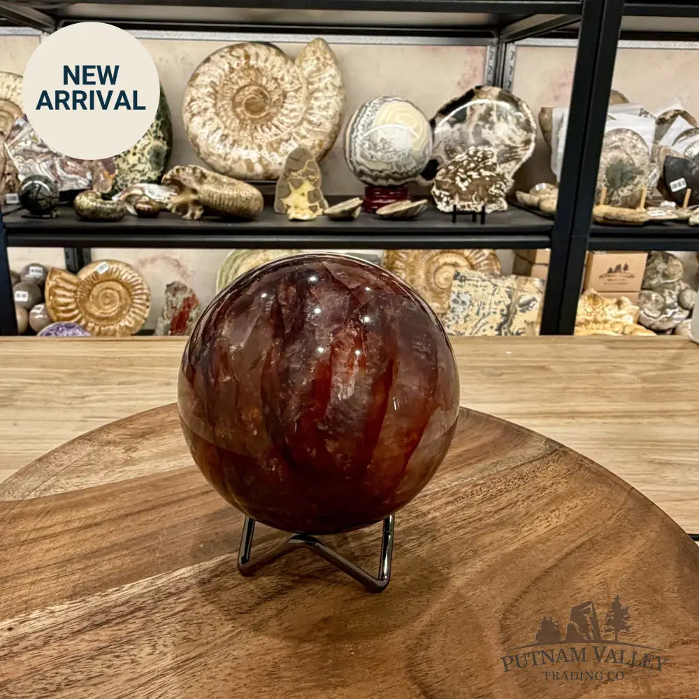 Reserve Red Fire Quartz Sphere 3.69’’ - Sphere