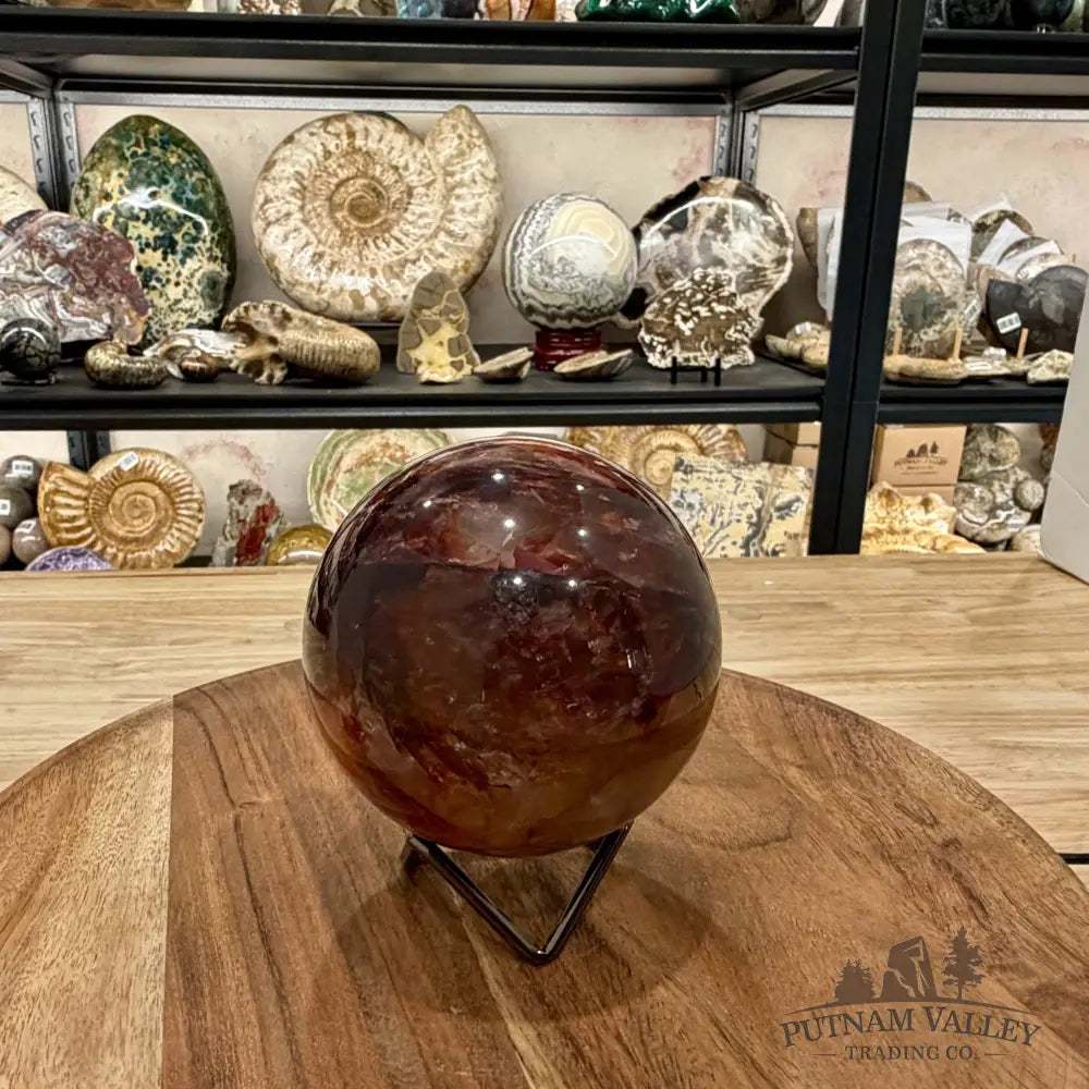 Reserve Red Fire Quartz Sphere 3.69’’ - Sphere