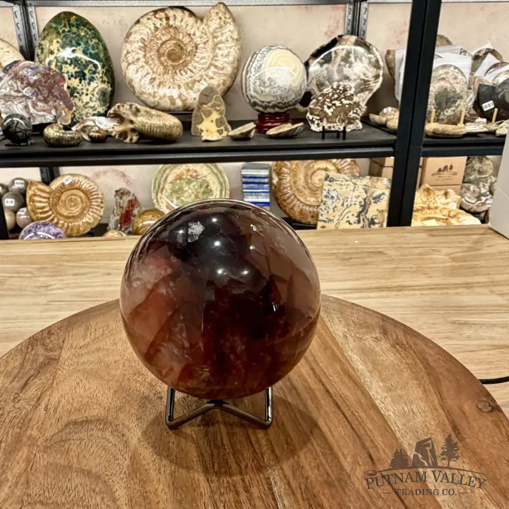 Reserve Red Fire Quartz Sphere 3.69’’ - Sphere