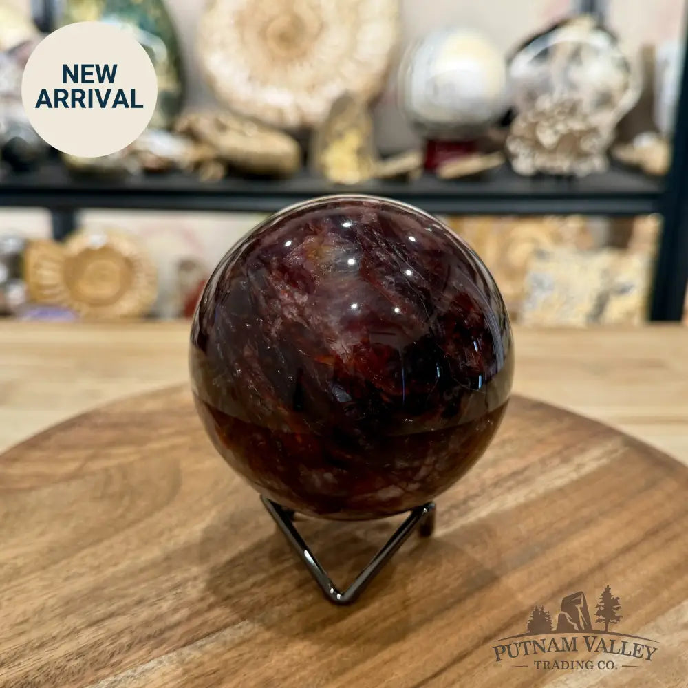 Reserve Red Fire Quartz Sphere 3.76’’ - Sphere