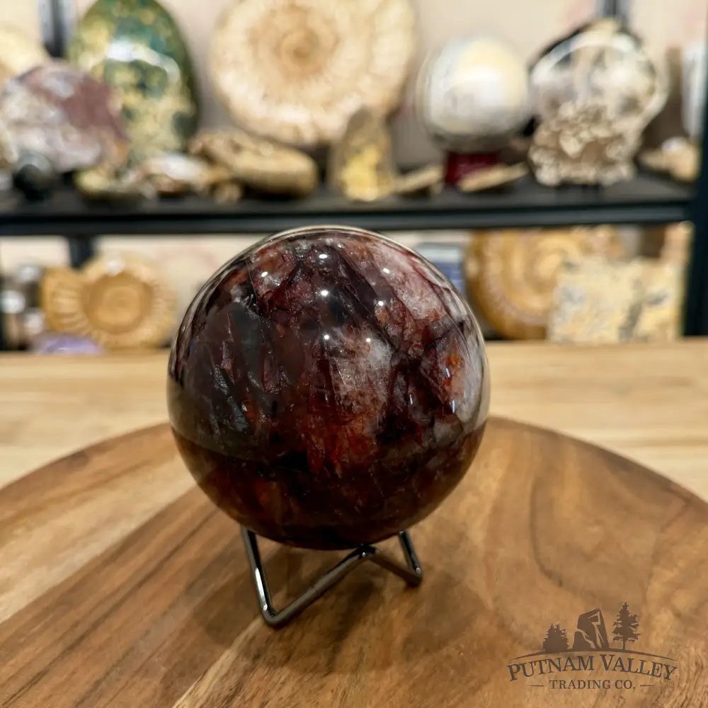 Reserve Red Fire Quartz Sphere 3.76’’ - Sphere