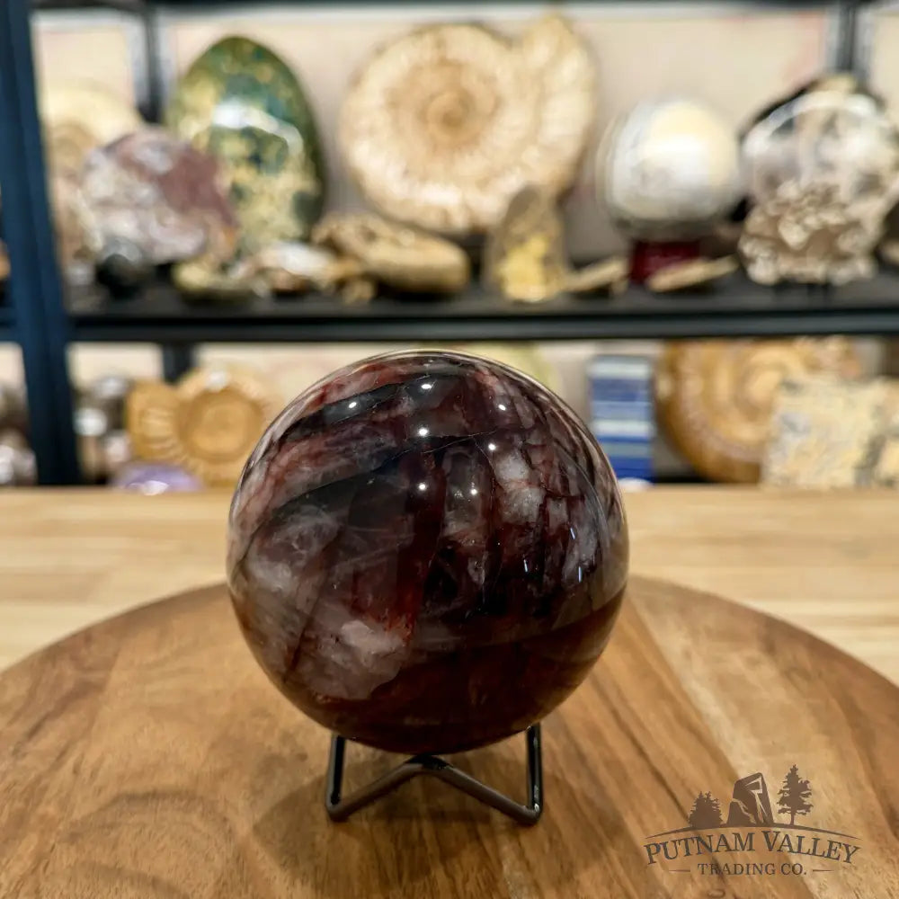 Reserve Red Fire Quartz Sphere 3.76’’ - Sphere