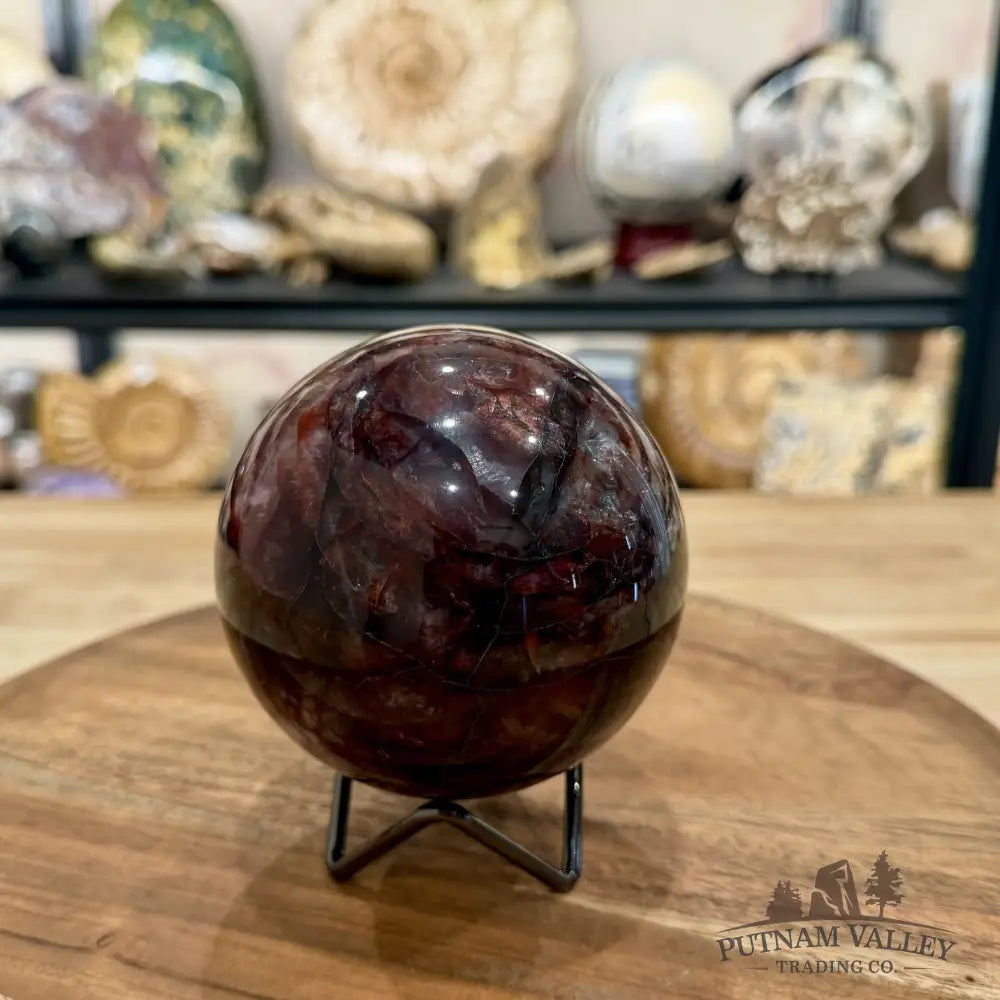 Reserve Red Fire Quartz Sphere 3.76’’ - Sphere