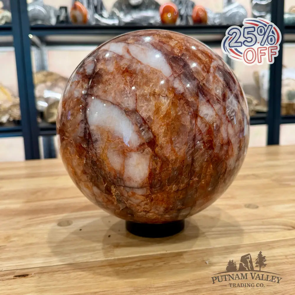 Reserve Red Fire Quartz Sphere 8.5’’ Sphere