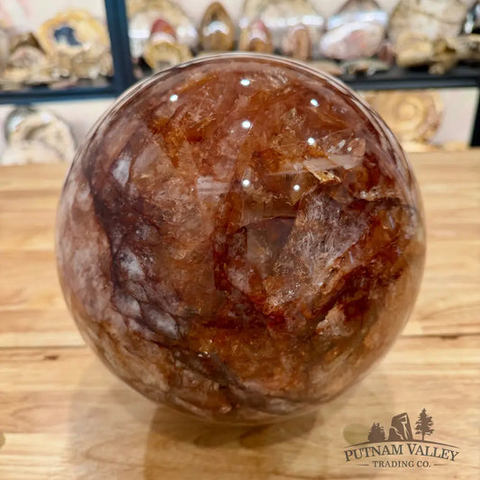 Reserve Red Fire Quartz Sphere 9’’ Sphere