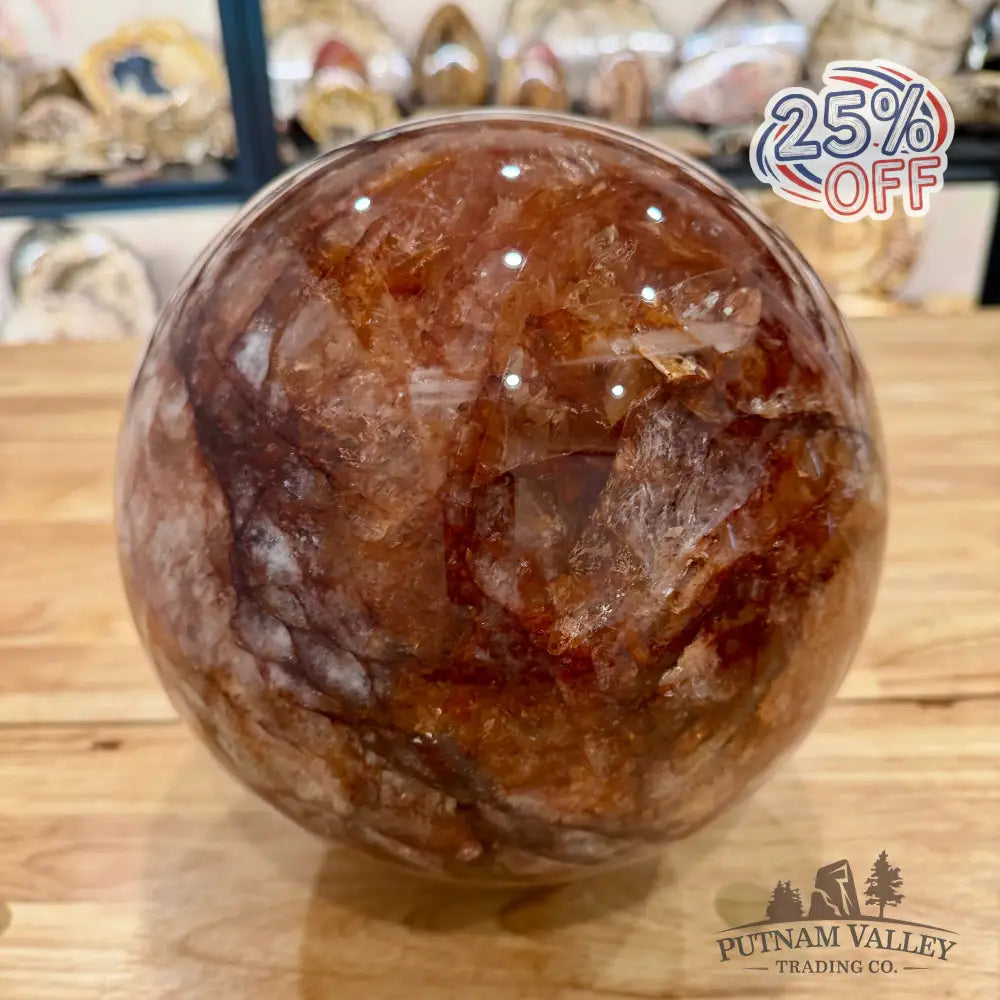 Reserve Red Fire Quartz Sphere 9’’ Sphere