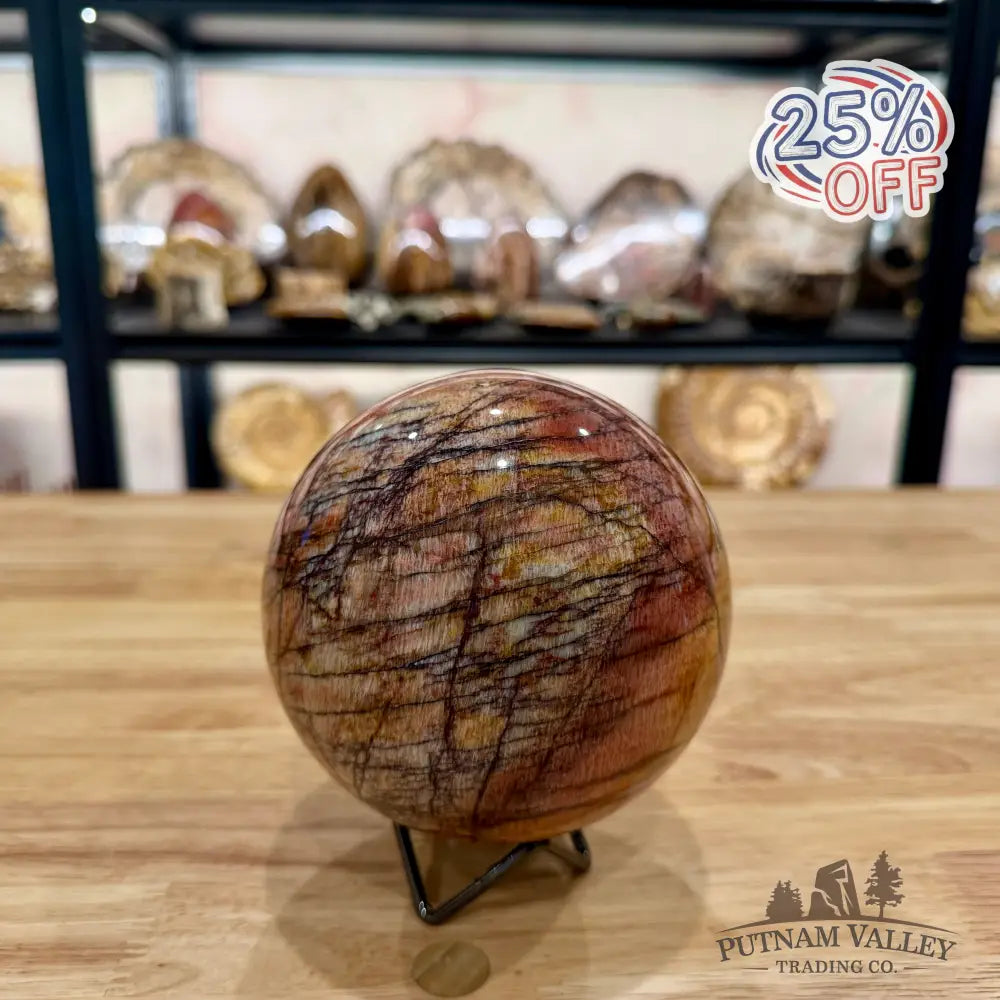 Reserve Red Moonstone Sphere 4.76’’ Sphere