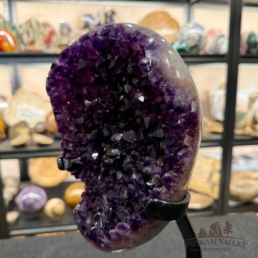 Reserve Uruguayan Amethyst Geode + Stand 14.5’’ - Accent