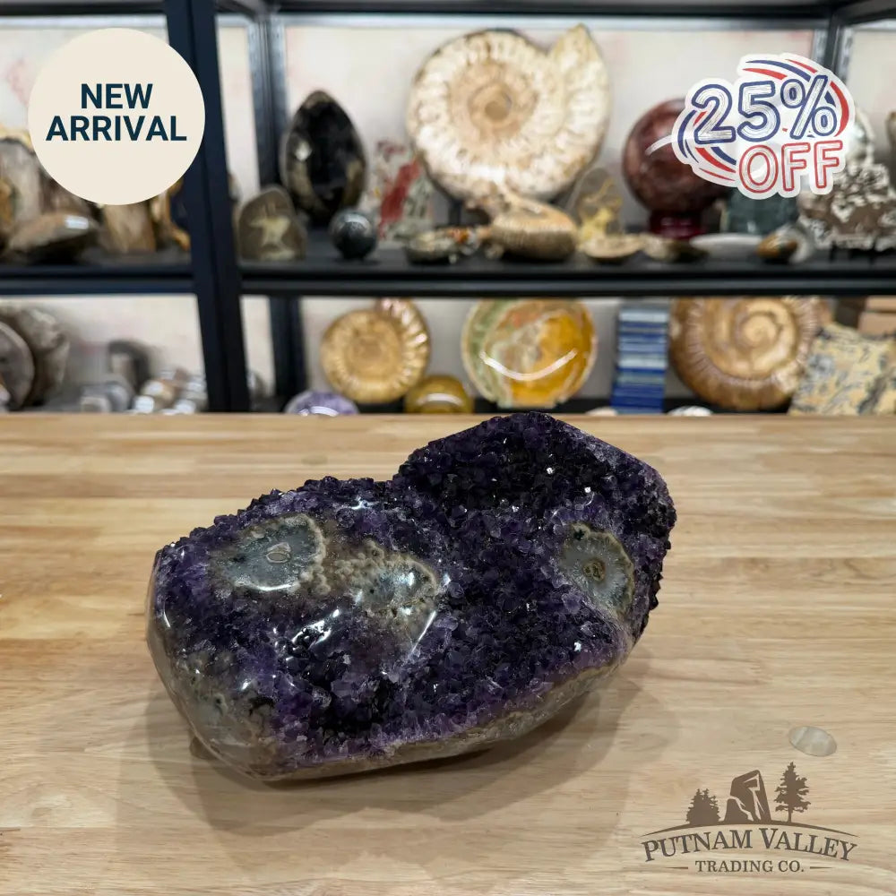 Reserve Uruguayan Amethyst with Stalactite Statement Piece 9.62’’ - Accent