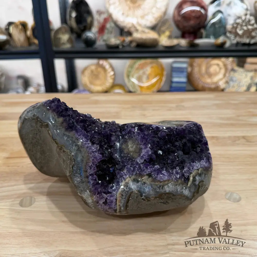 Reserve Uruguayan Amethyst with Stalactite Statement Piece 9.62’’ - Accent