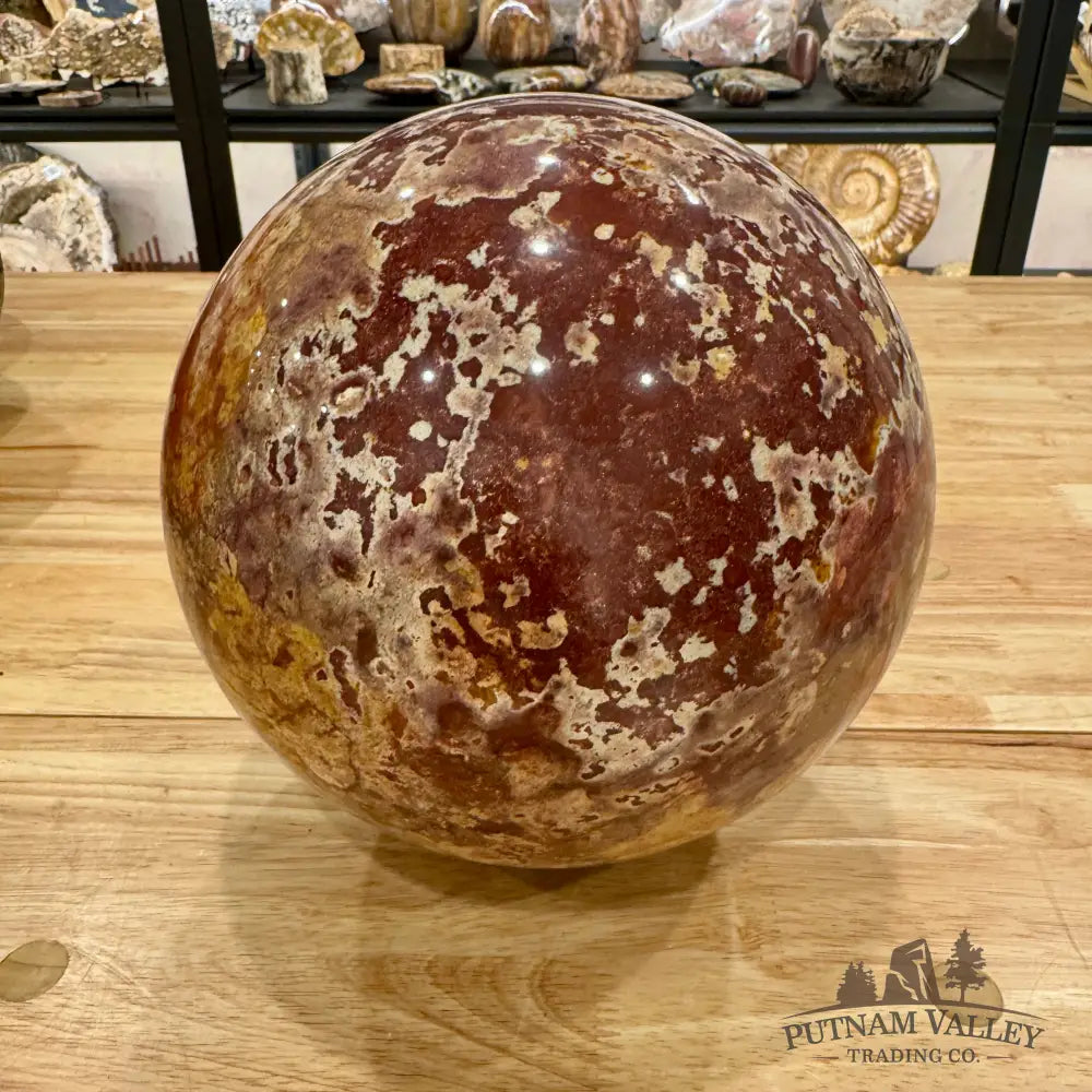 Reserve Van Gogh Jasper Sphere 8’’ Sphere