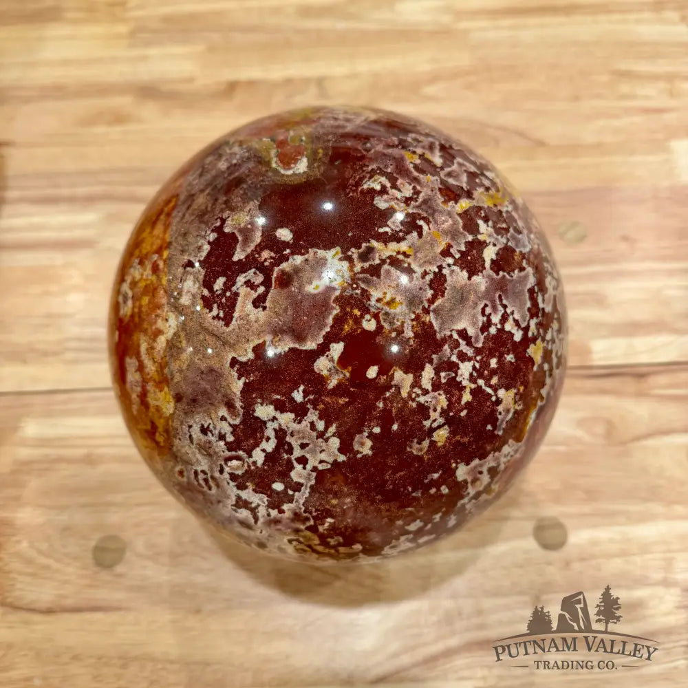 Reserve Van Gogh Jasper Sphere 8’’ Sphere