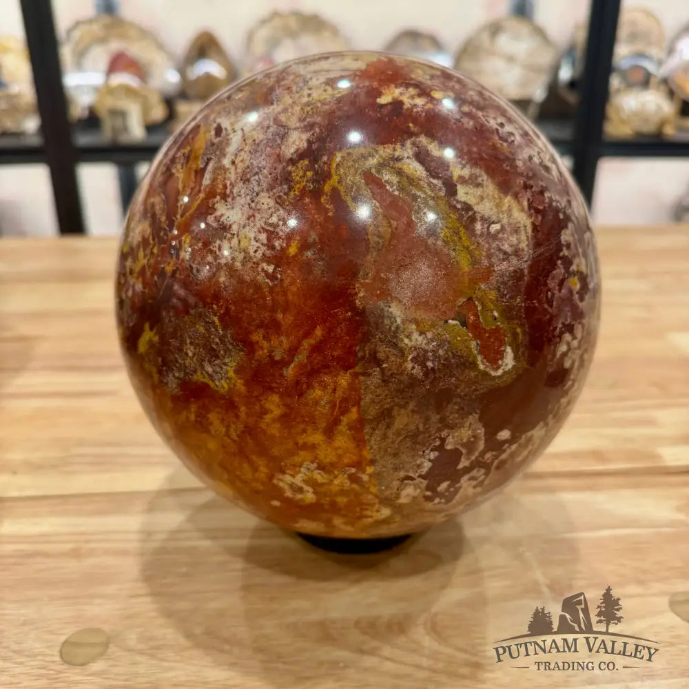 Reserve Van Gogh Jasper Sphere 8’’ Sphere