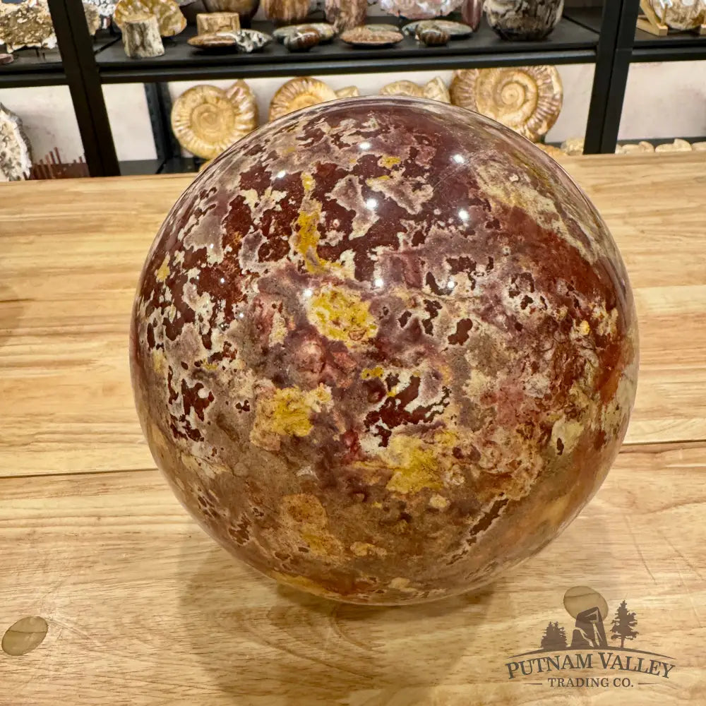 Reserve Van Gogh Jasper Sphere 8’’ Sphere