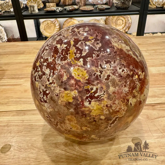 Reserve Van Gogh Jasper Sphere 8’’ Sphere