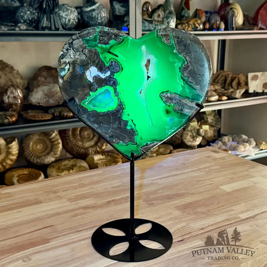 Reserve Volcano Agate Heart 17.5’’ Heart