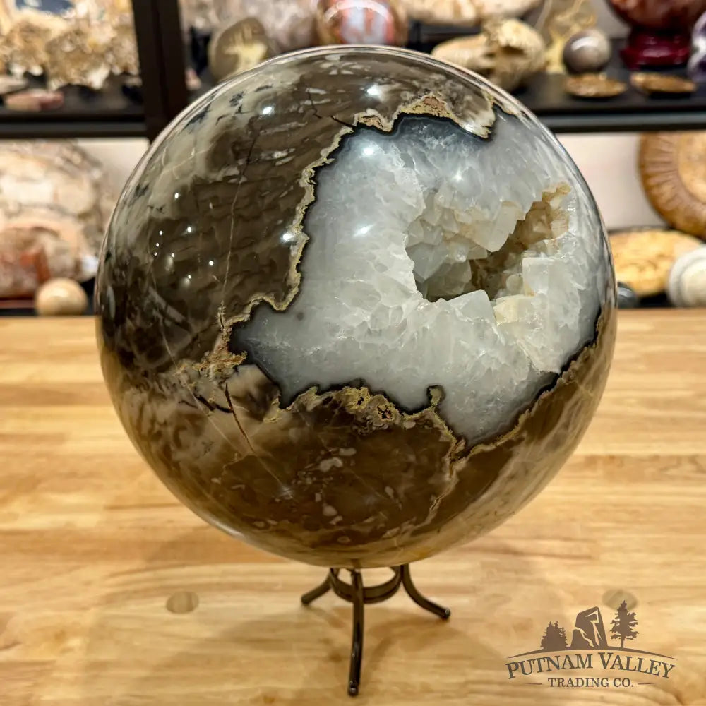Reserve Volcano Agate Sphere 9.2’’ Sphere