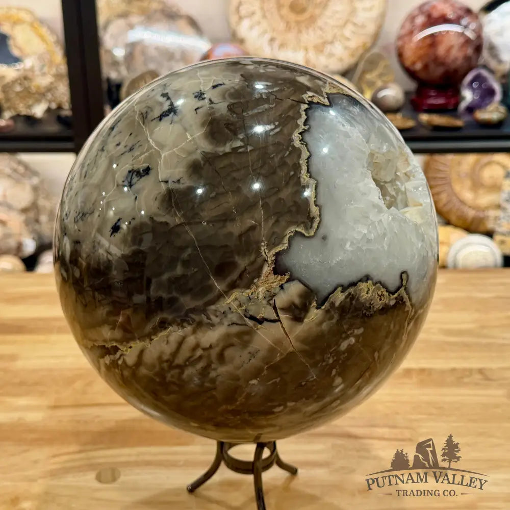Reserve Volcano Agate Sphere 9.2’’ Sphere