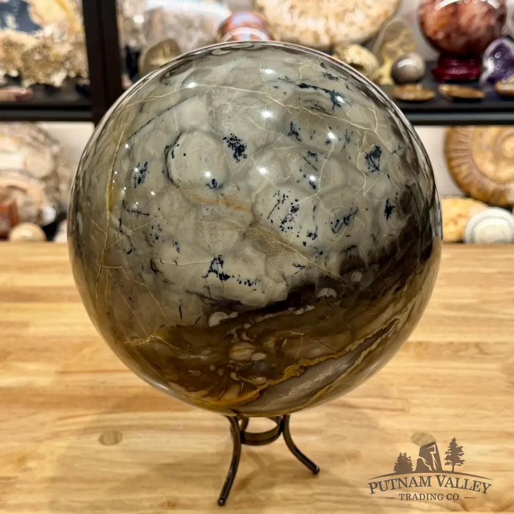 Reserve Volcano Agate Sphere 9.2’’ Sphere