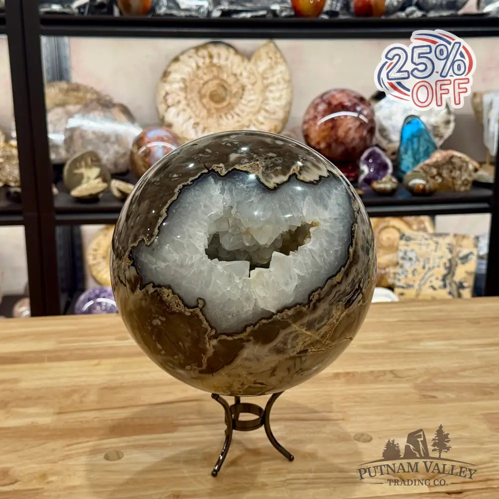 Reserve Volcano Agate Sphere 9.2’’ Sphere