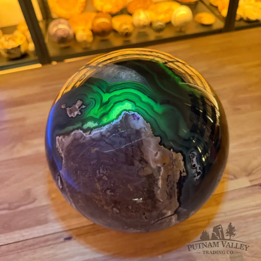Reserve Volcano Agate Sphere 9.5’’ Sphere