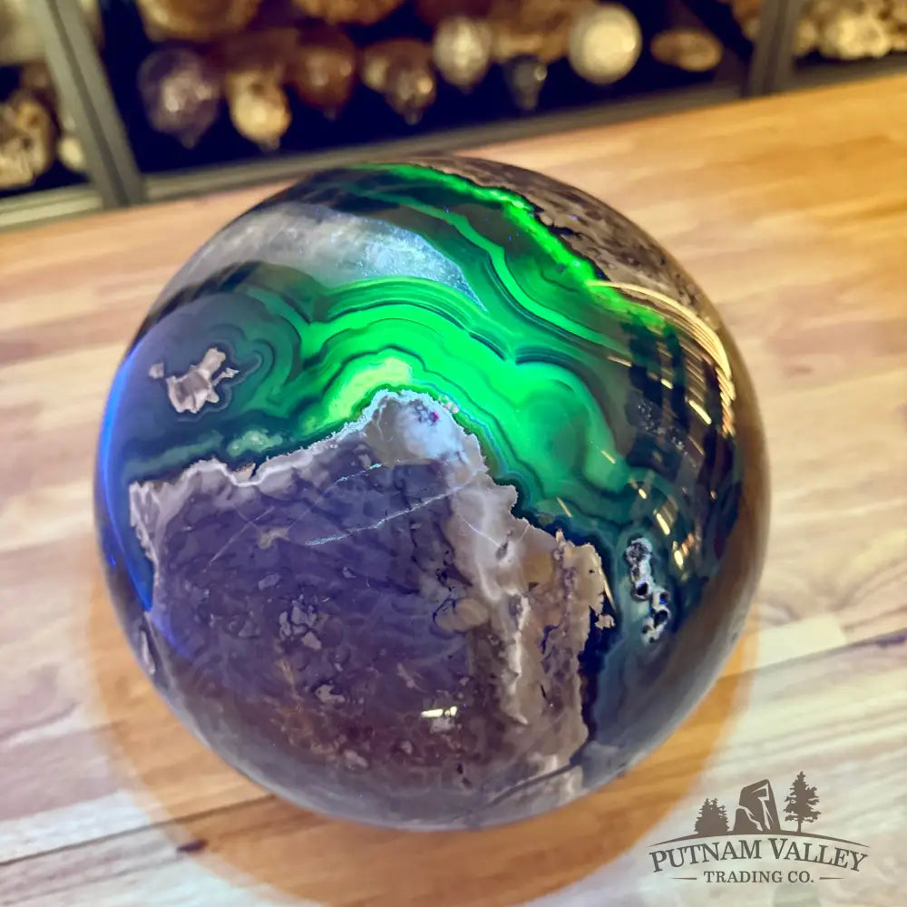 Reserve Volcano Agate Sphere 9.5’’ Sphere