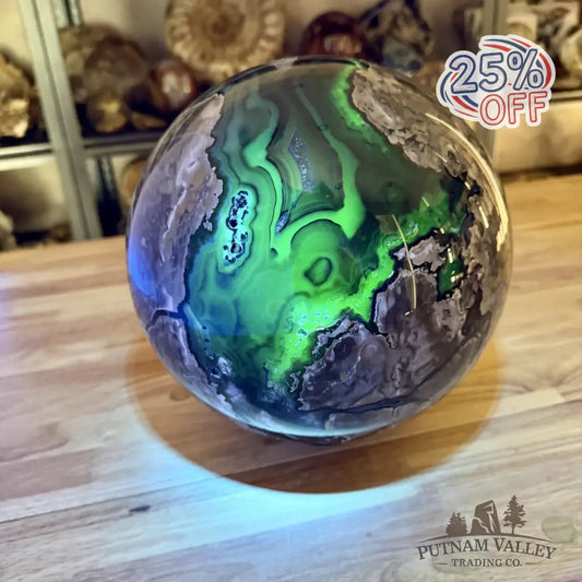 Reserve Volcano Agate Sphere 9.5’’ Sphere