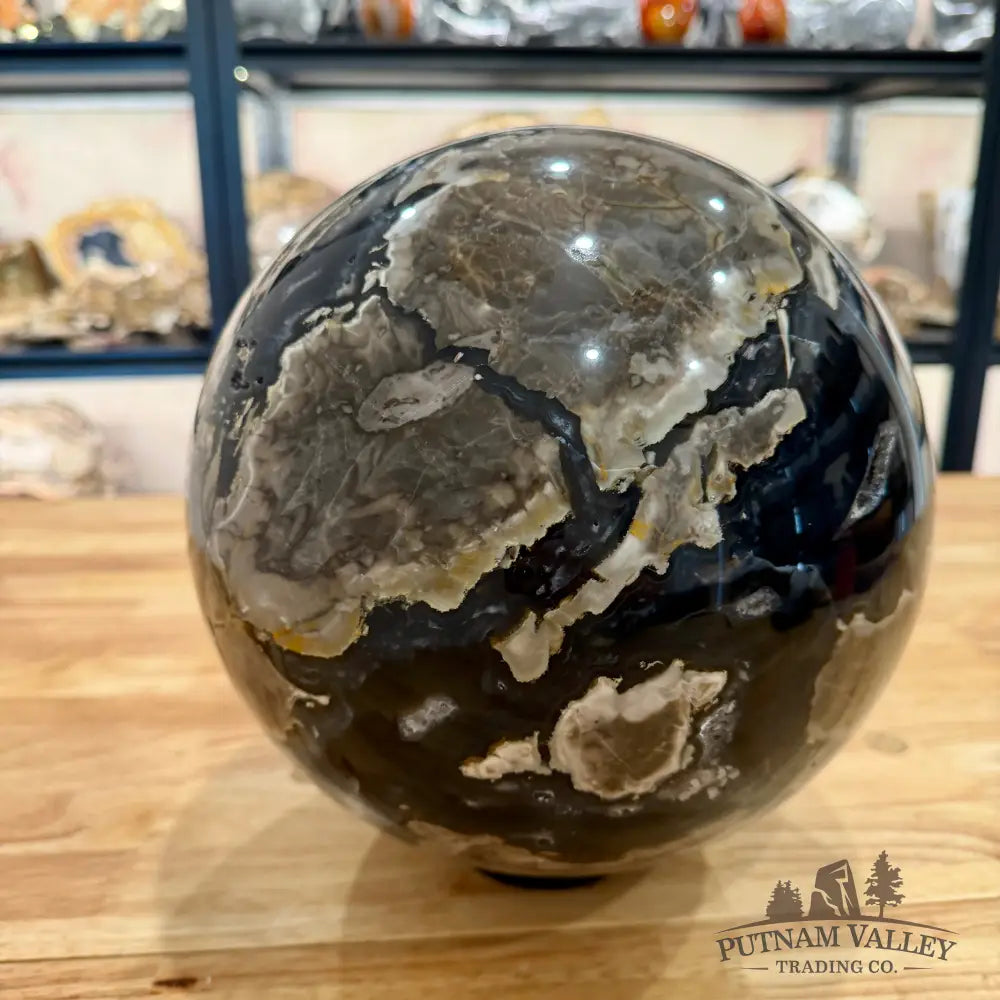 Reserve Volcano Agate Sphere 9.5’’ Sphere