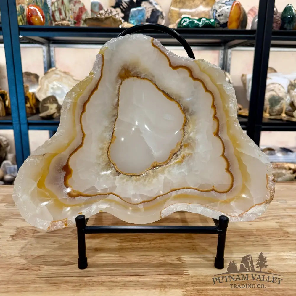 White Mexican Onyx Rustic Bowl 13.5’’ - Bowl