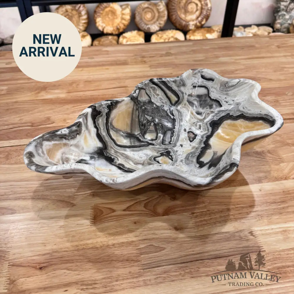 Zebra Onyx Large Bowl Bowl