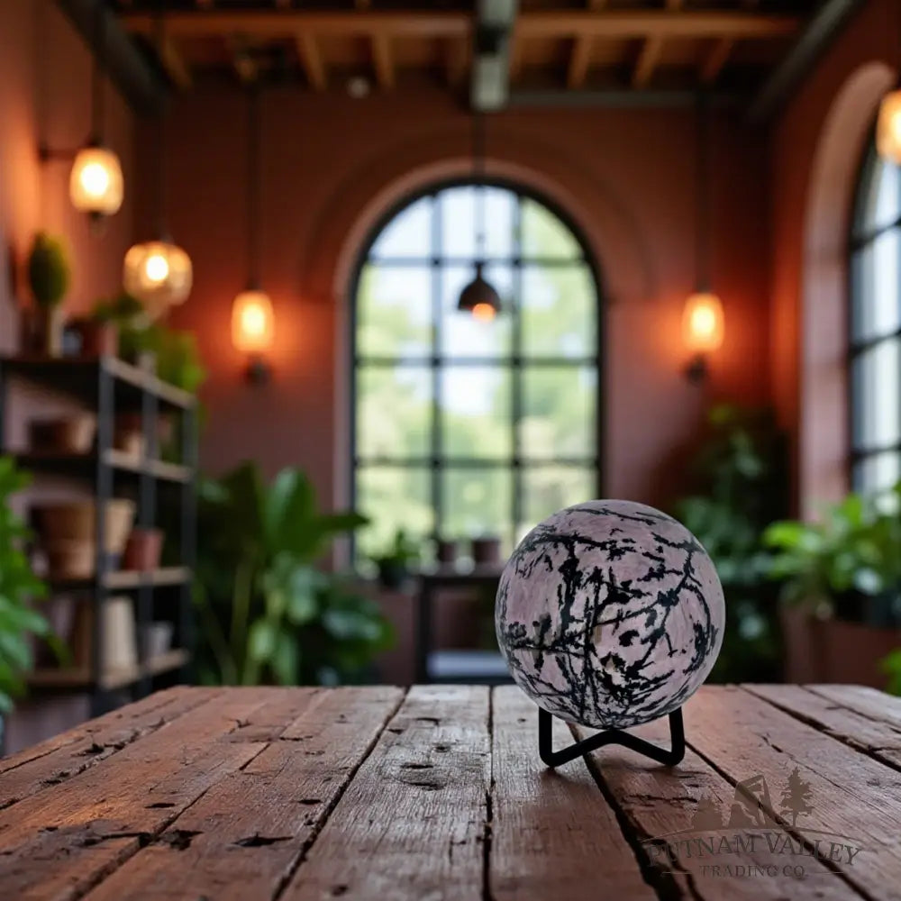 Rhodonite Sphere Sphere