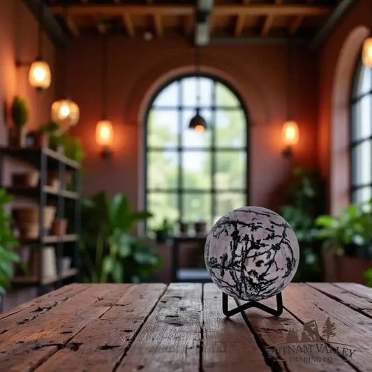 Rhodonite Sphere 2.55" - Putnam Valley Trading Co.