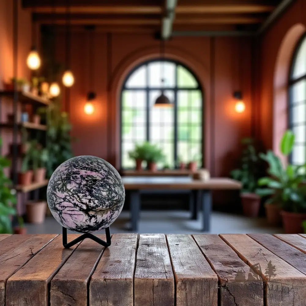 Rhodonite Sphere Sphere