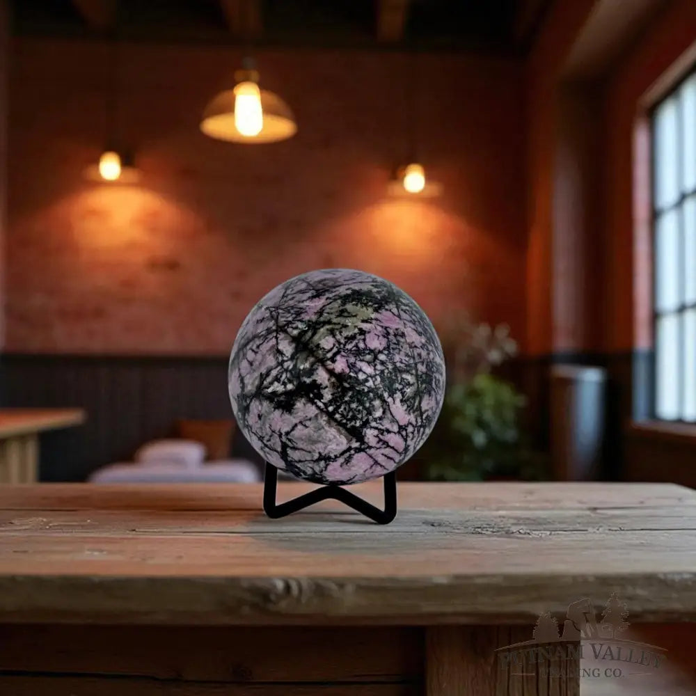 Rhodonite Sphere Sphere