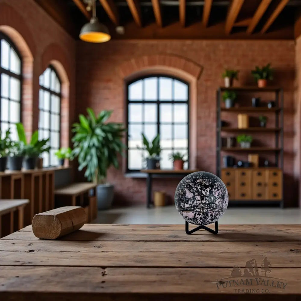 Rhodonite Sphere Sphere