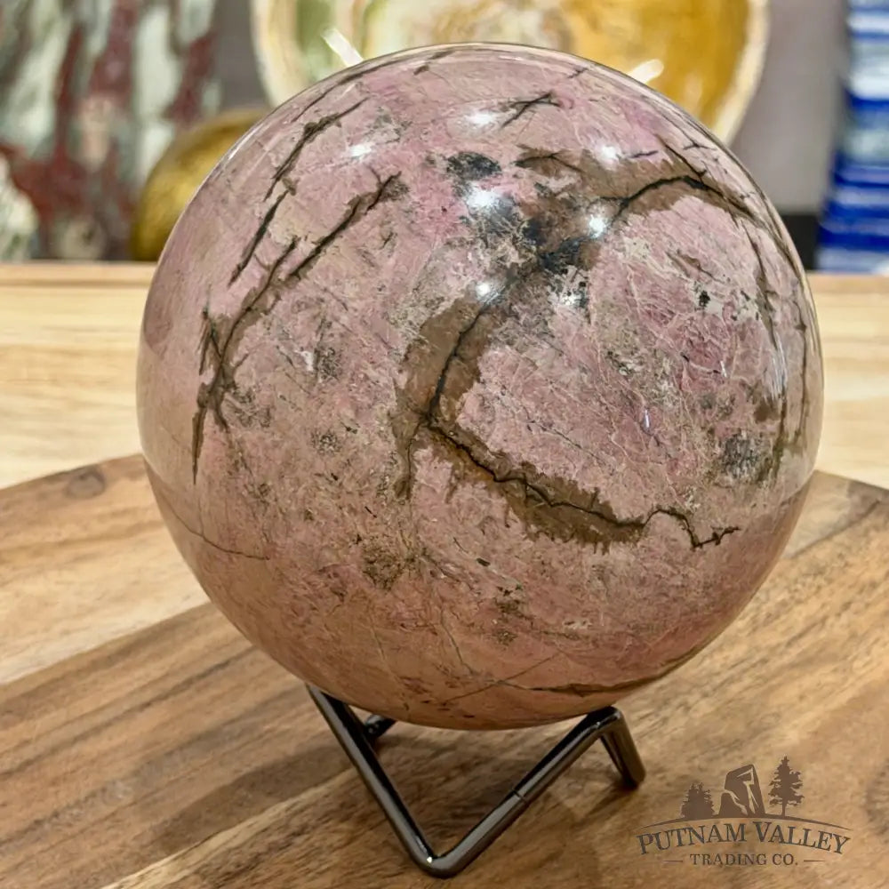 Rhodonite Sphere 4.39’’ - Sphere