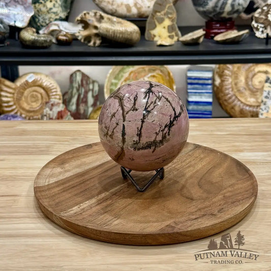 Rhodonite Sphere 4.39’’ - Sphere
